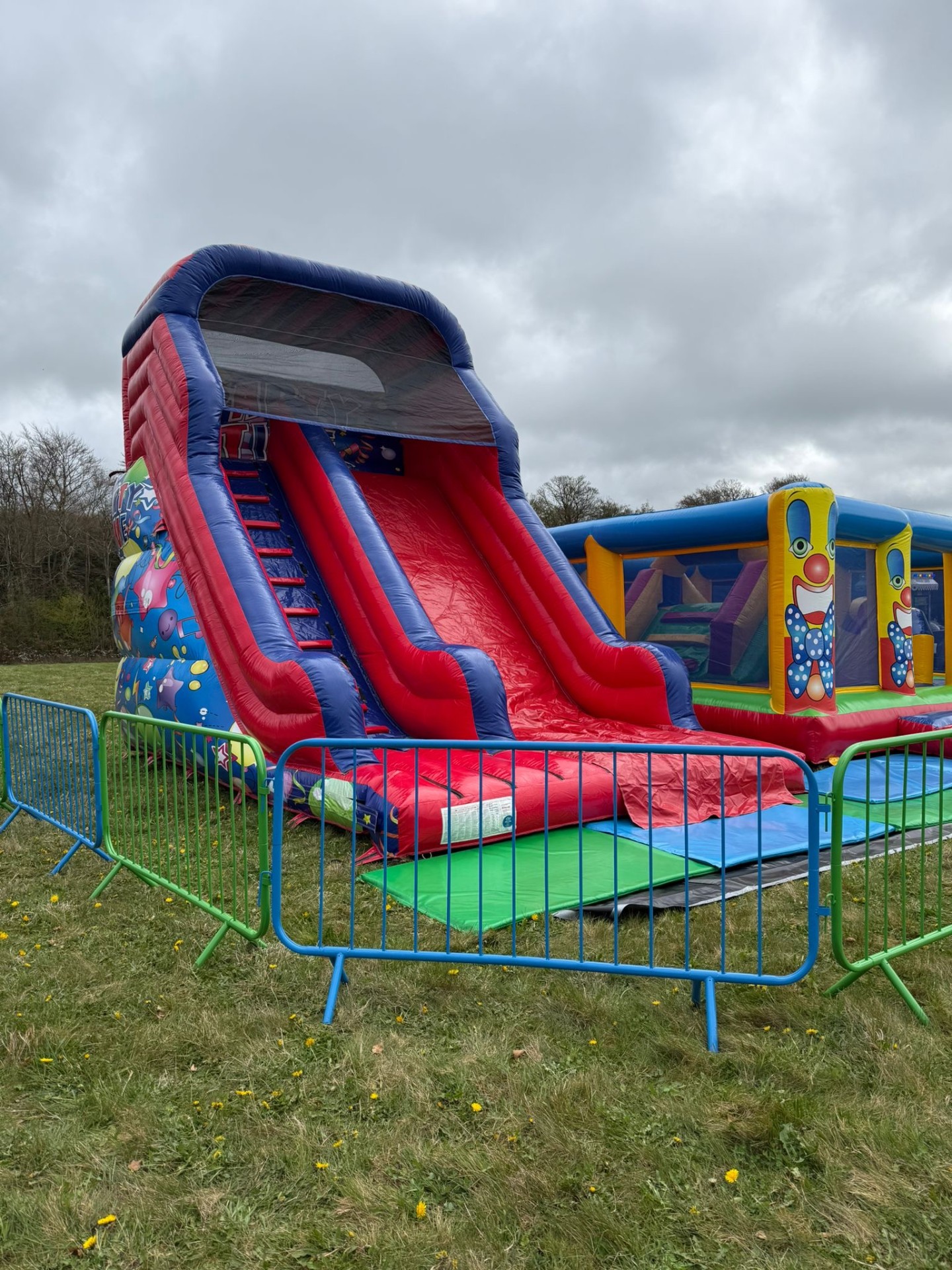 Big slide at a UK funfair